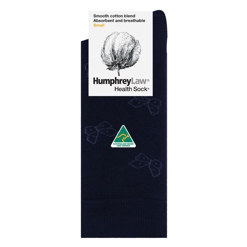 Humphrey Law Mercerised Cotton Butterfly Health Socks image number 1